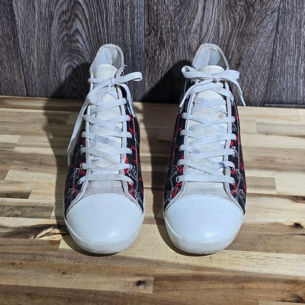 Atlanta Falcons Soyoto High Top Sneakers US 10 Black Red NFL Football‎ Shoes